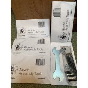 5 New! Raleigh Bicycle Portable Bike 5 Piece Repair Kit Tool Set  Allen Wrenches